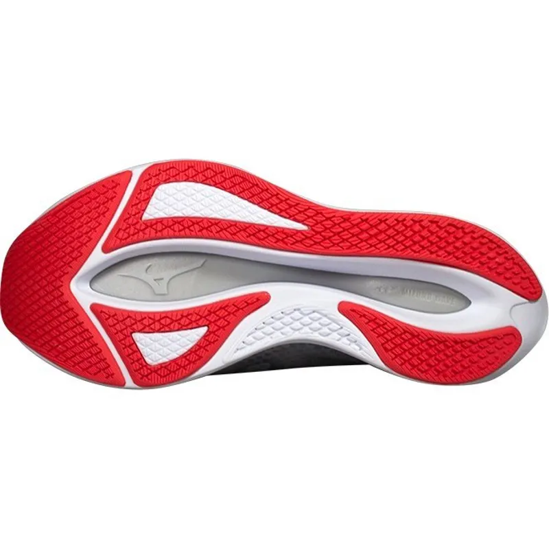 Mizuno Women's Wave Rebellion Flash 2 Running Shoes White/Black/Grey Mist-5